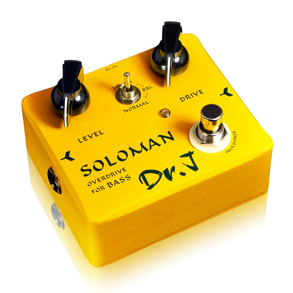 JOYO D52 SOLOMAN Bass Overdrive Pedal Guitar Effect Pedal True Bypass Design From Rock to Metal for Modern Bass Player Solo