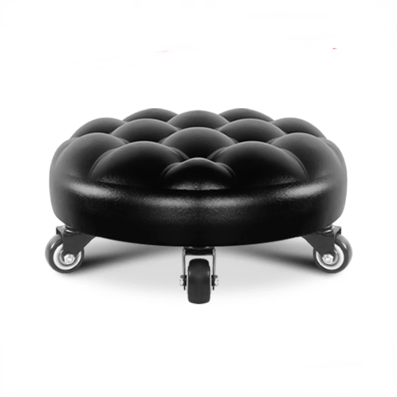 Household Floor Cleaning Beauty Sewing Stool Pulley Low with Baby Children Chairs Rotating Pedicure Round Kids Chair Stool