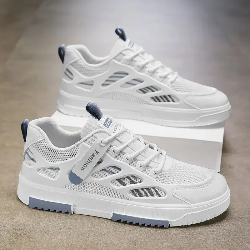 

Summer mens shoes breathable canvas shoes male student trend Joker small white shoes platform sports casual sneakers