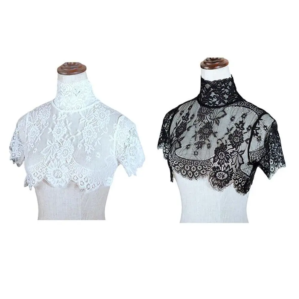 Polyester Yarn Lace Detachable Collar Shawl for Women