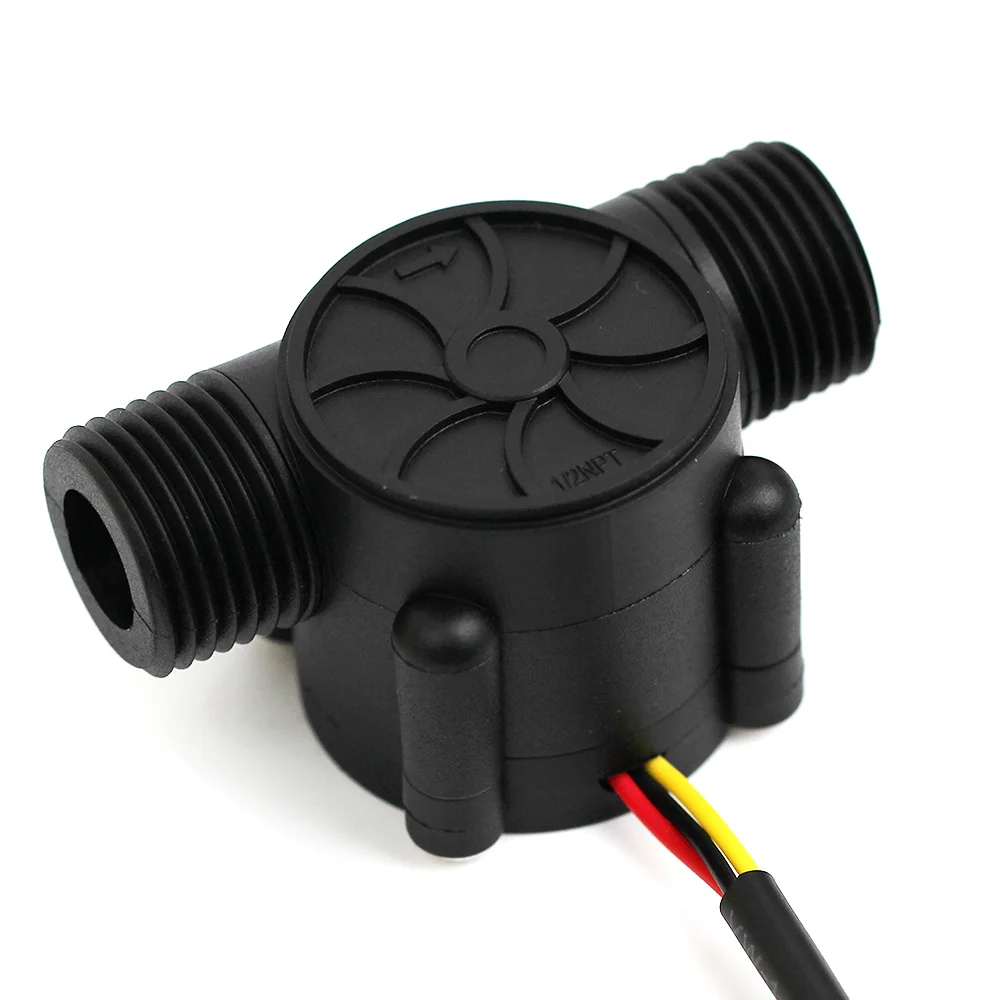 DIGITEN NPT Thread G1/2" Water Flow Hall Sensor Switch Flow Meter Flowmeter Counter 1-30L/min FL-408NPT