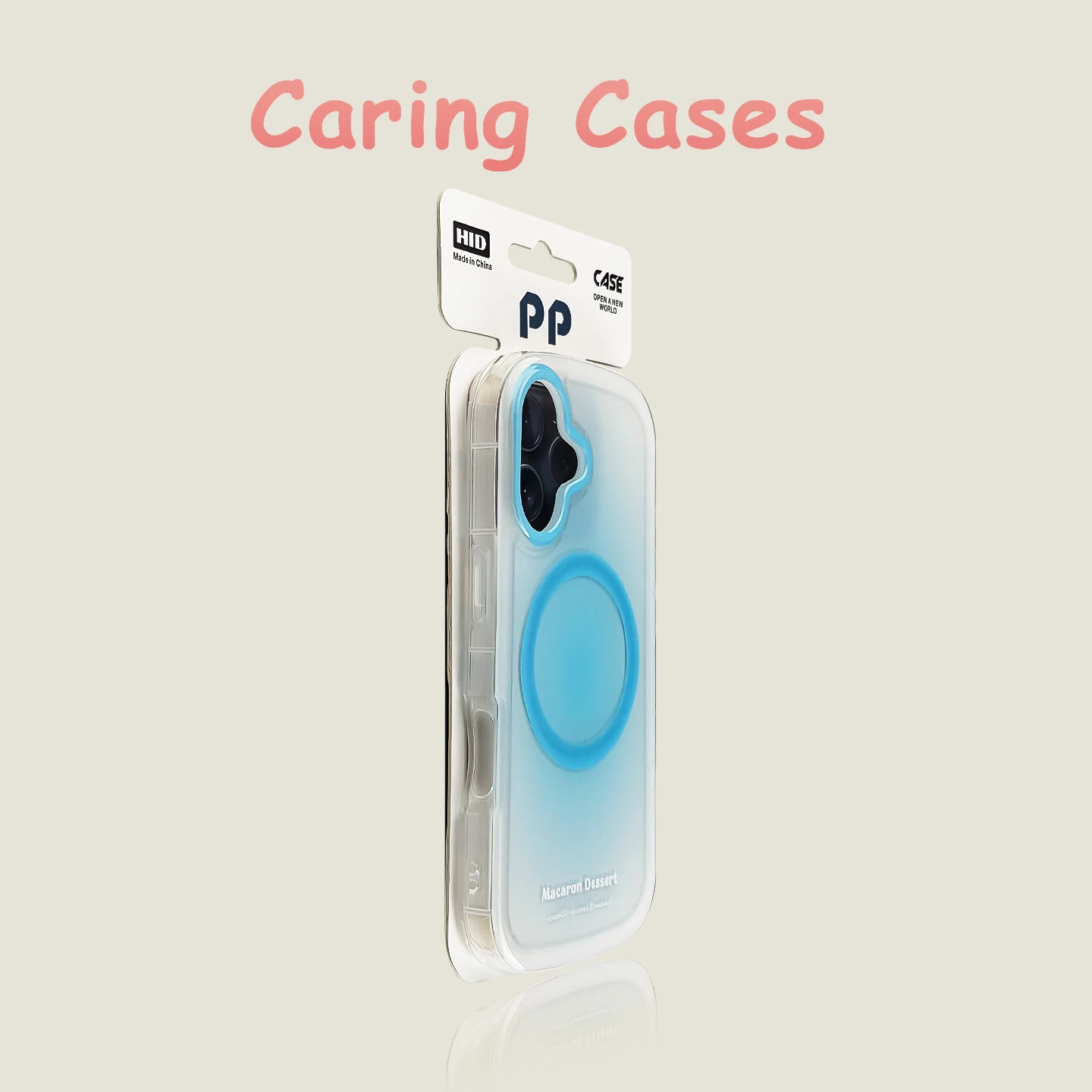 Matcha Green Gradient Clear Shockproof Premium Magnetic Case