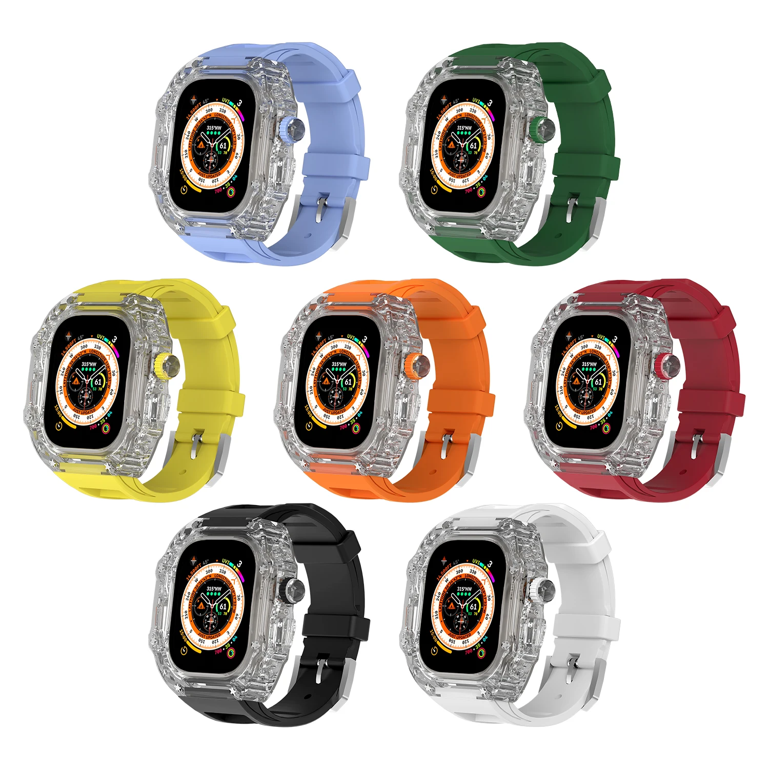  ġ  ü  Ʈ, Ʈ 49mm 44 45mm, Ҽ  ݼ ũ  ŰƮ, ̿ġ ø 8 7 6 SE 5 4 