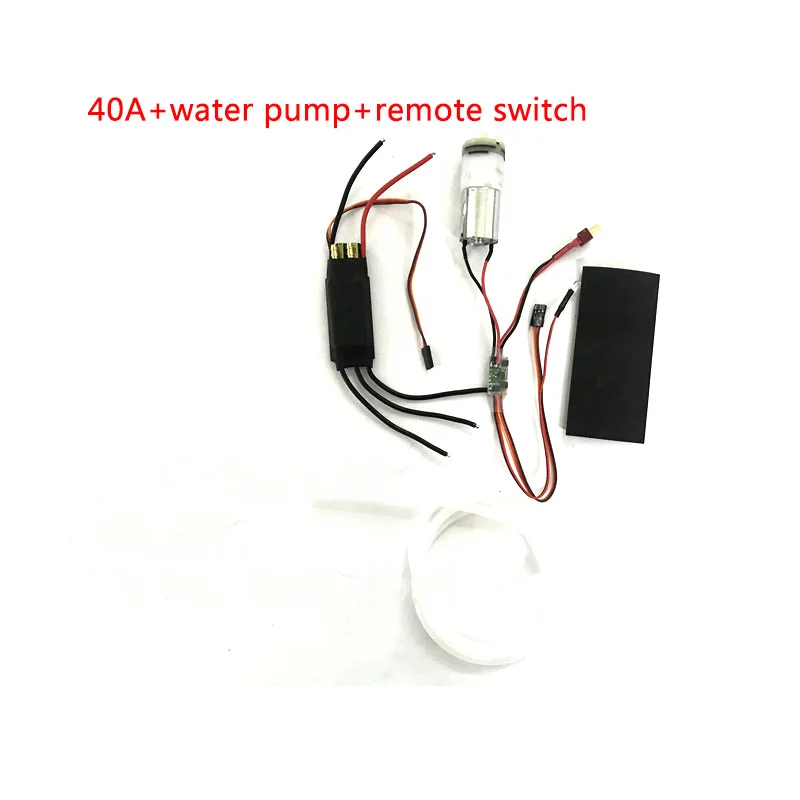 Regulátor ESC 40A-80A pro RC loď, vodotěsný, 2-4S