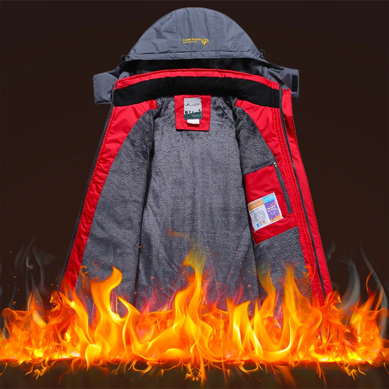 Winter Ski Suit For Men Waterproof Keep Warm Snow Fleece Jacket Pants Windproof Outdoor Mountain Snowboard Wear Set Ski Outfit Ski Jacket Winter Jacket