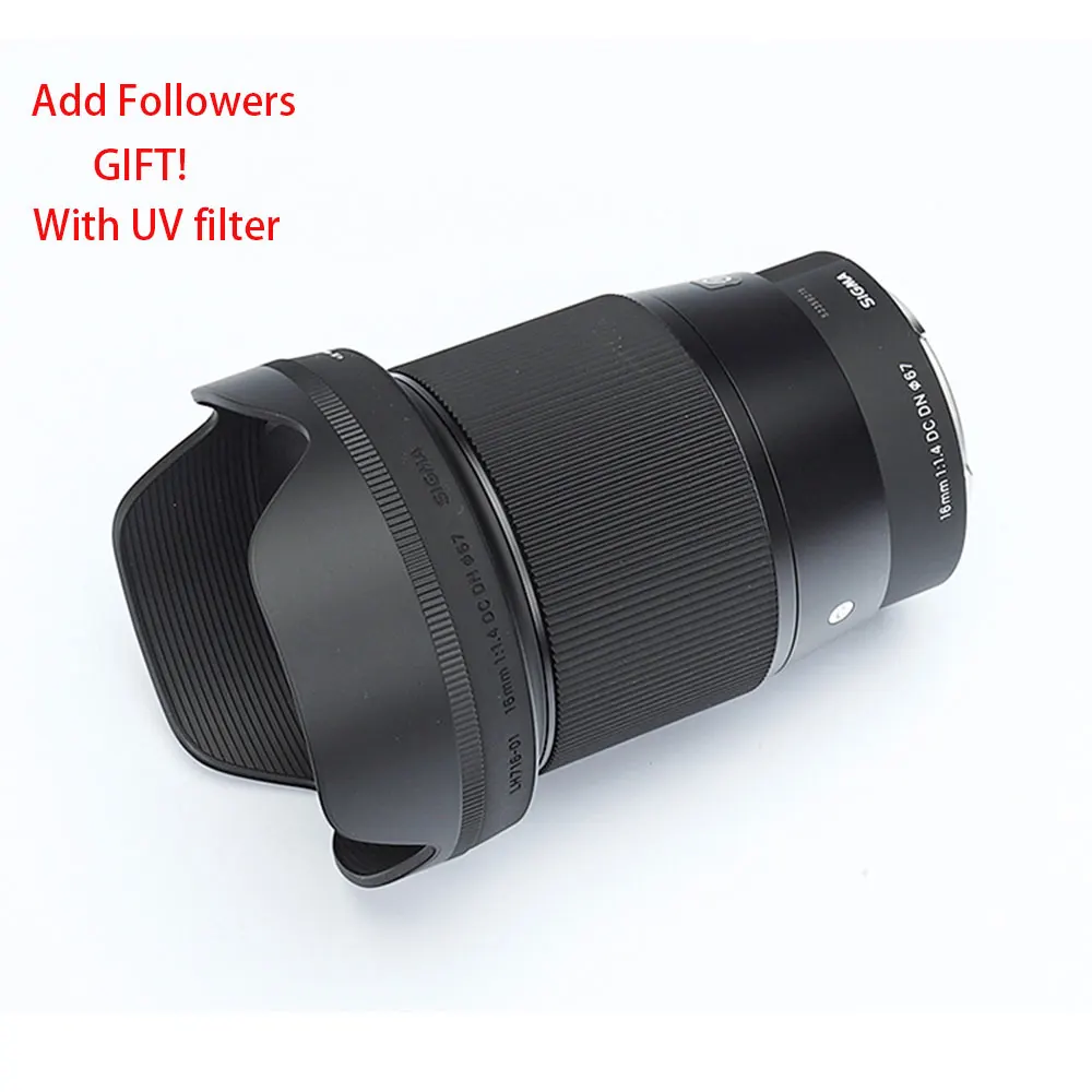Sigma 16Mm F1.4 Dc Dn Obiettivo Contemporaneo Per Sony E Mount Canon Ef-M Mount L Mount