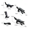 Honey Badger Figurine Realistic Simulation Wild Animal PVC Miniature Honey Badger Educational Toy for Kids 6