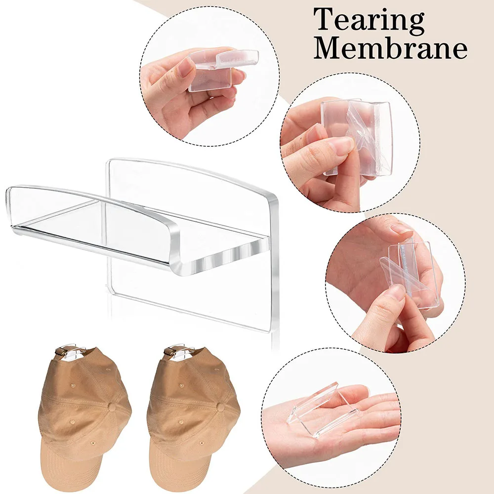 Ganci Per Cappelli Pezzi Porta Cappelli Da Parete Porta Cappelli Durevoli Porta - Foto 12