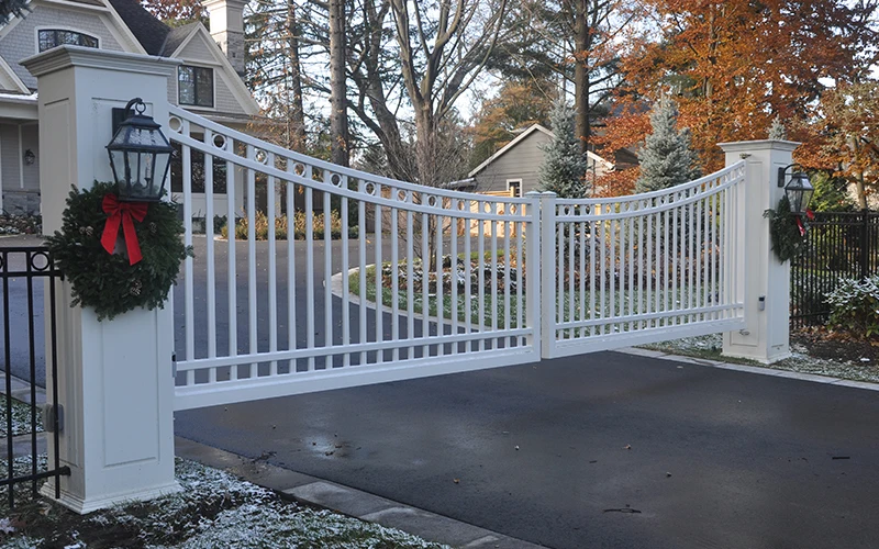 Factory Wholesale Iron Gate Design With Galvanized Sheet Wrought Iron Gate Iron Gates 2
