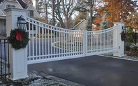 Factory Wholesale Iron Gate Design With Galvanized Sheet Wrought Iron Gate Iron Gates 2