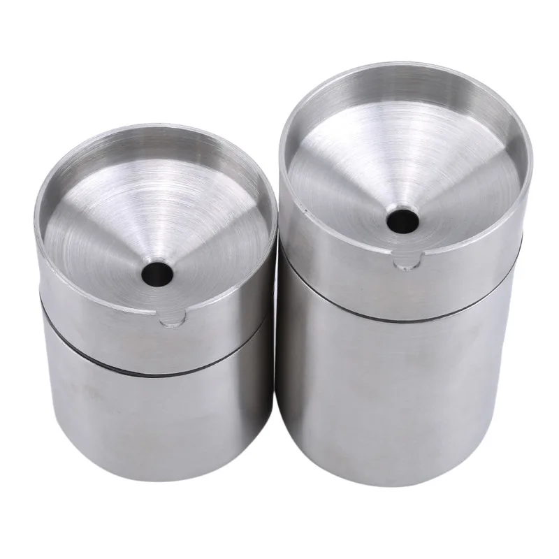 Detachable Stainless Steel Ashtray Creative With Lid Windproof Car Ashtray Fashion Business Gift Boyfriend Home Decoration stainless steel ashtray