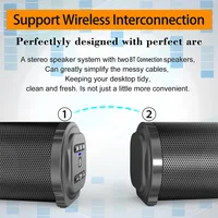 Sound Bar TV Sound System Bluetooth Speaker Wireless Subwoofer Bass Home Theater Rechargeable Lound Portable Speaker - Image 2