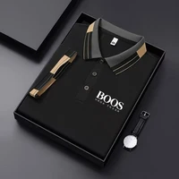 Polo à manches courtes pour hommes, haut décontracté, à la mode, respirant, confortable et tendance, nouvelle collection 4