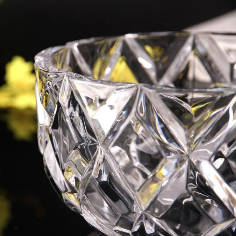 Elegant Decorative Glass Snack Jar with Lid