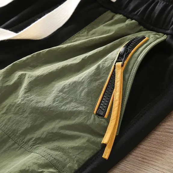 Summer new color men handsome draw rope casual five pants Wei pants young handsome personality high-grade shorts tide