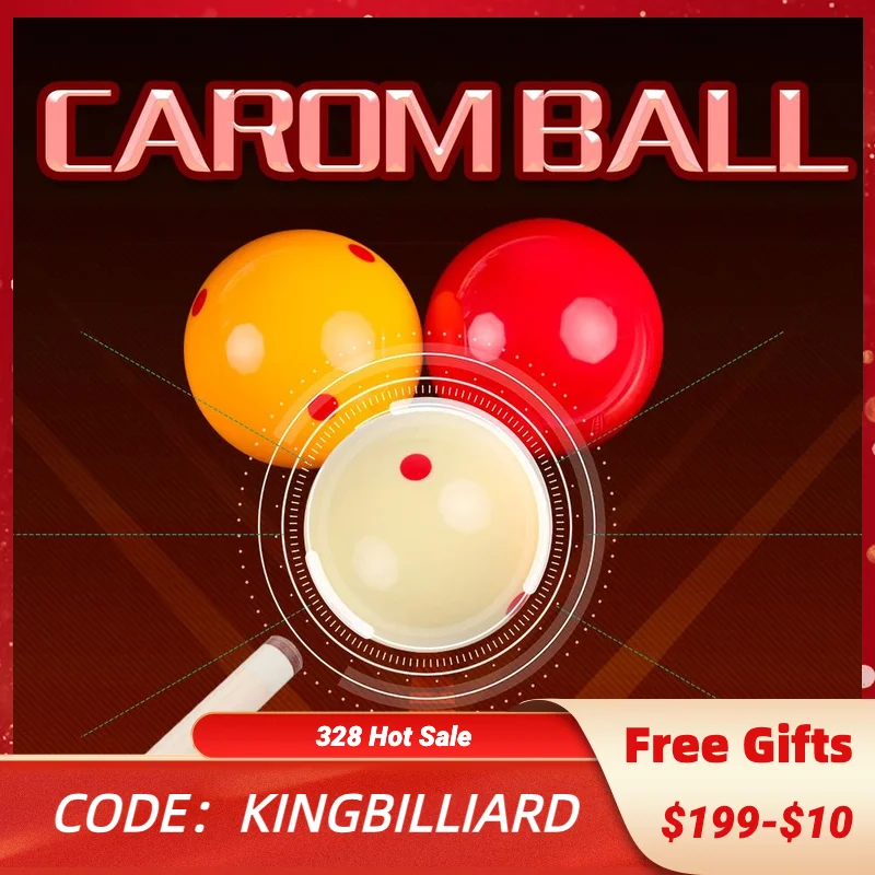 ZOKUE 3 Cushion Billiard Ball with 61.5mm 3 colors Professional Game Ball for Carom Cue
