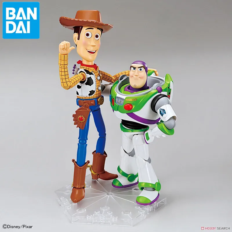 

Bandai Original Toy Story Buzz Lightyear Woody Cinema-rise Action Figure Assembly Model Kit Figurine Toys for Children Doll Gift