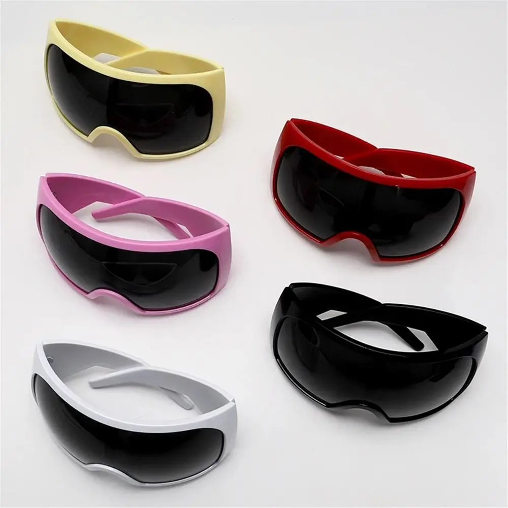 Oversized Punk One-piece Sunglasses Goggle New Women Men Luxury Sun Glasses Female Surround Shades 2000'S Eyewear