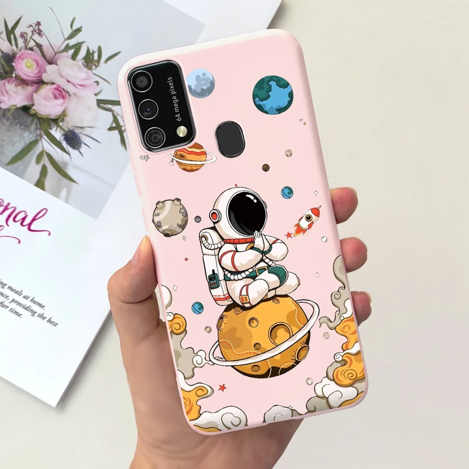 Cute Astronauts Cartoon Soft Phone Case Cover