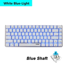  Ajazz AK33 82 Keys Gaming Mechanical Keyboard RGB Backlit Anti-ghosting Black Blue Red Switch Wired Keyboard for Tablet Desktop 