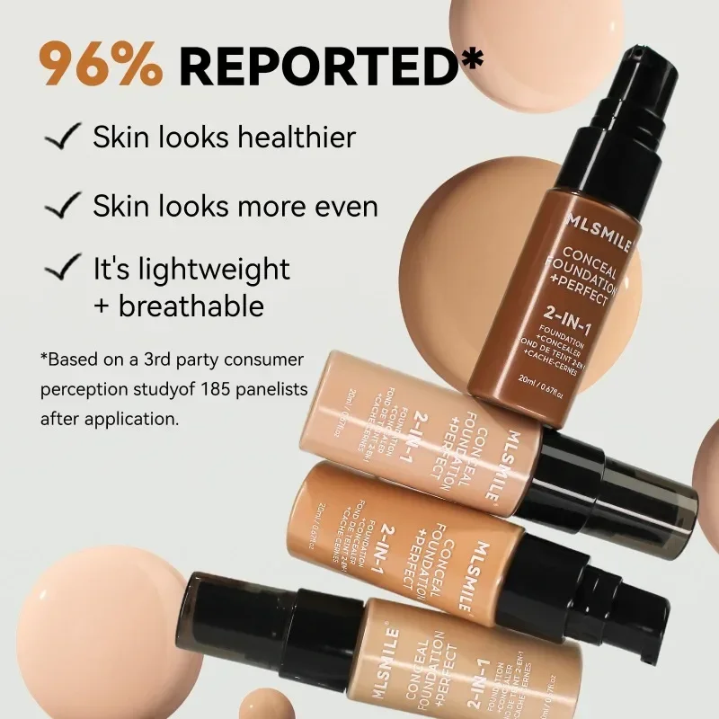 Waterproof Face Foundation Cream Oil-Control Matte BBCream liquid foundation,cc cream,makeup cosmetics,waterproof foundation,makeup cream Lasting Liquid Concealer Full Coverage Matte Base Face Makeup Women