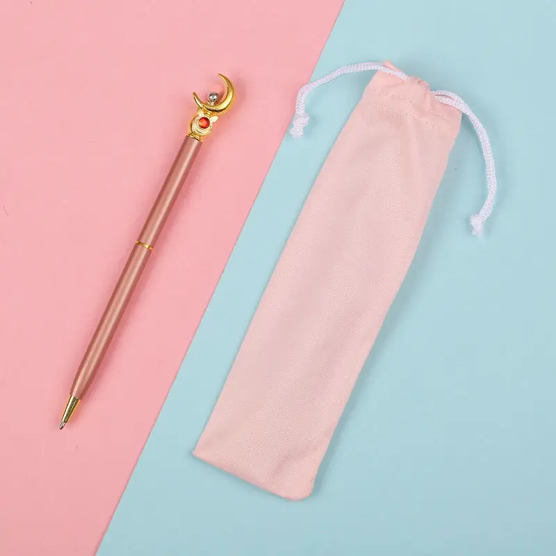 

Металлическая ручка Сейлор Мун, креативная шариковая ручка с японским сердечком для девушек, Луна, волшебная палочка, аксессуары для аниме, искусственные сувениры