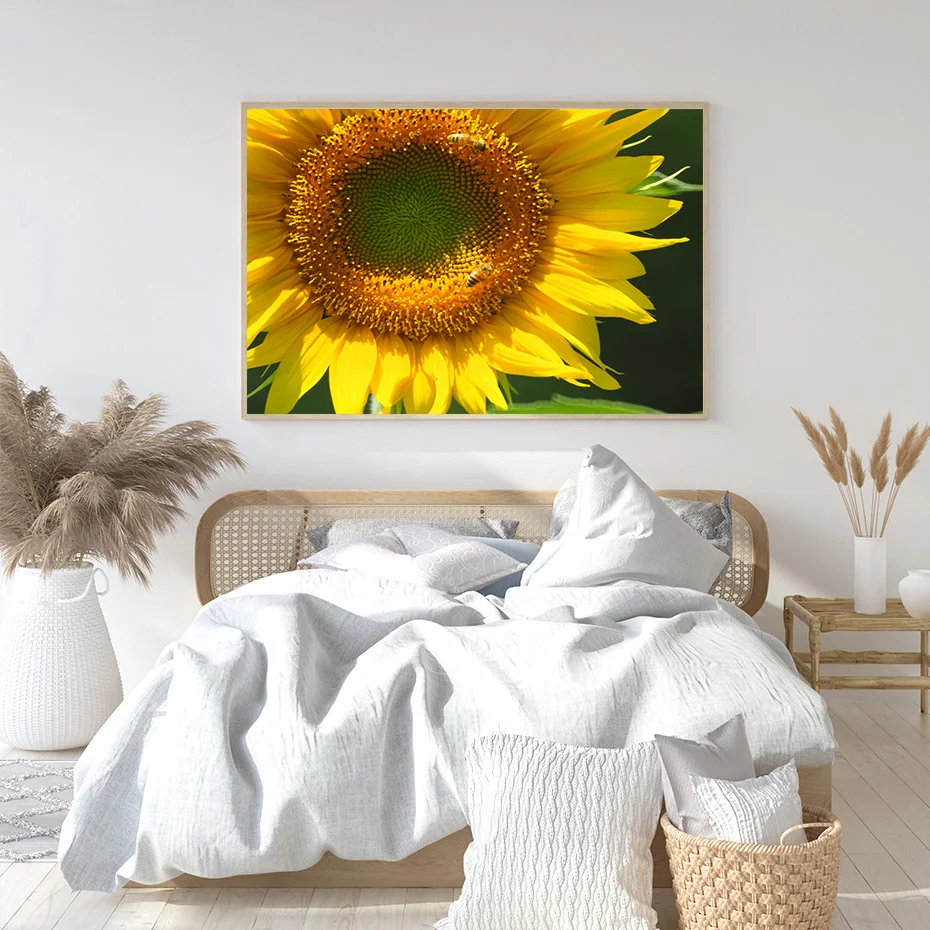 https://ae01.alicdn.com/kf/S7323064d63294b9e8fb974b9c0b9345ec/Close-Range-View-Sunflower-Field-Bee-Canvas-Oil-Painting-Natural-Plant-Series-Aesthetic-Picture-for-Home.jpg