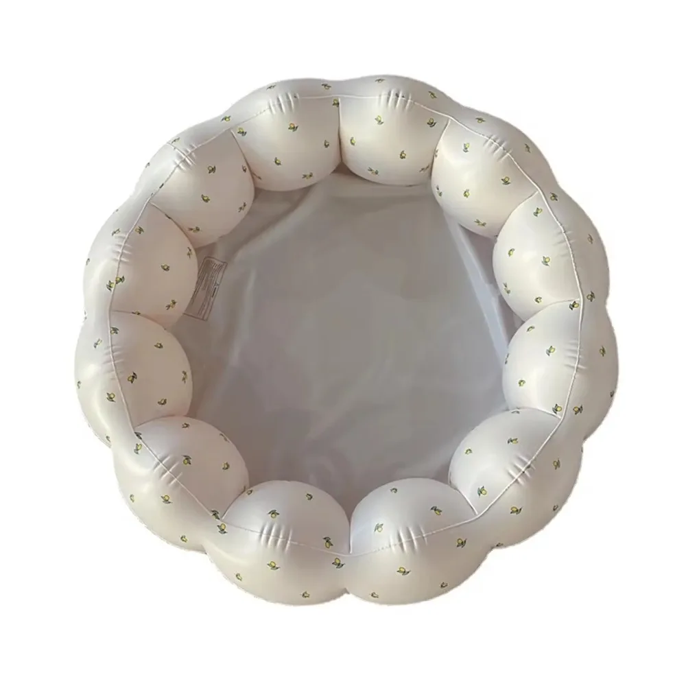 Baby Swimming Pool Foldable Cute Pattern New Children's Inflatable Petal Pool Baby Round Splashing Wave inflatable swimming pool