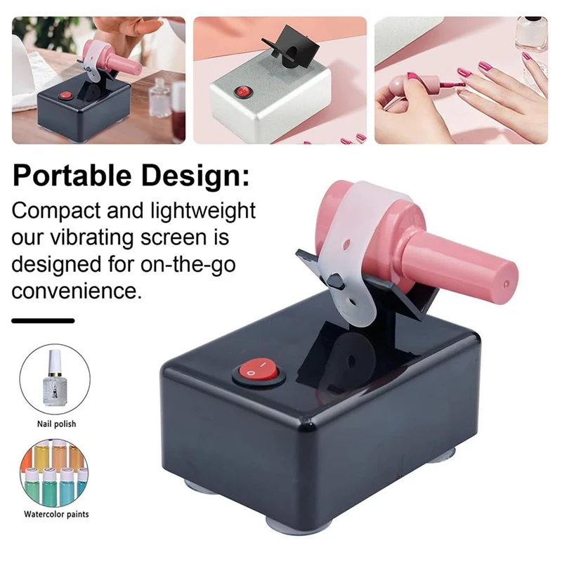 Enjoy New Model Paint Shaker, Nail Polish Shaker Machine, Nail Polish Mixer, Model Paint Mixer,Paint Mixer,For Manicurist US Plu