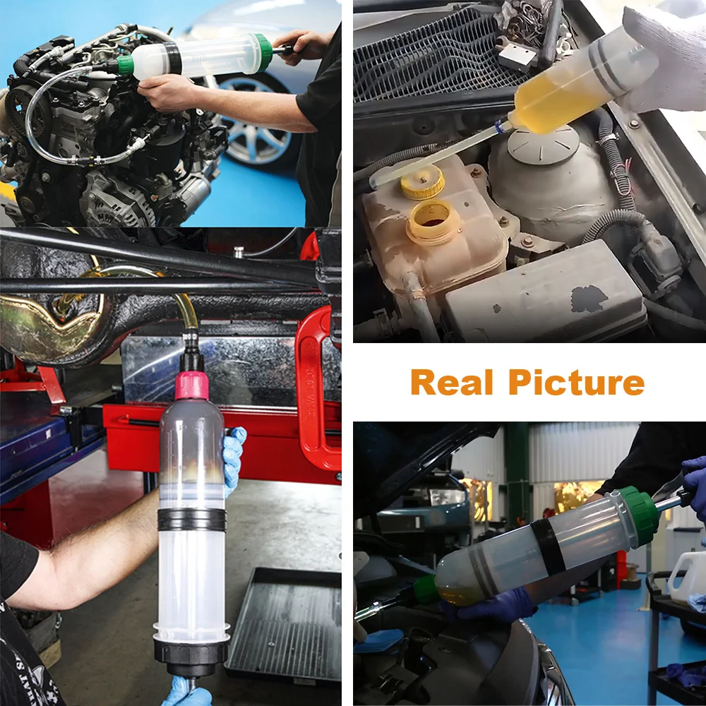 1500ml/500ml Car Oil Exchanger Pump Large Capacity Brake Bleeder Device Car Brake Pumping Tools Oil Fluid Replacement Equipment