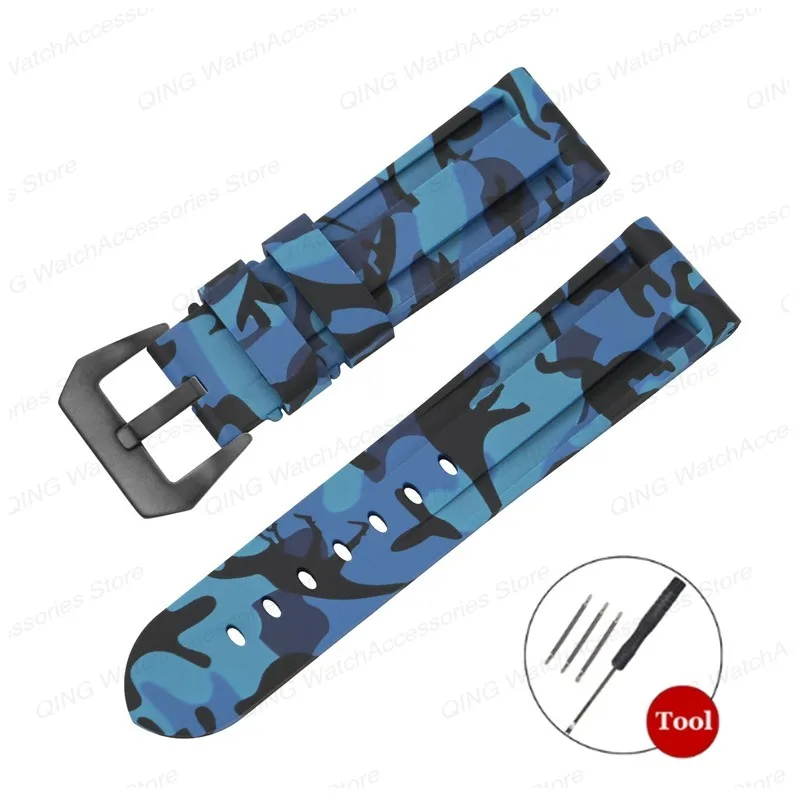 Versatile Silicone Sport Wristband - Rubber Bracelet Watch Strap for Men & Women, Multiple Widths Available