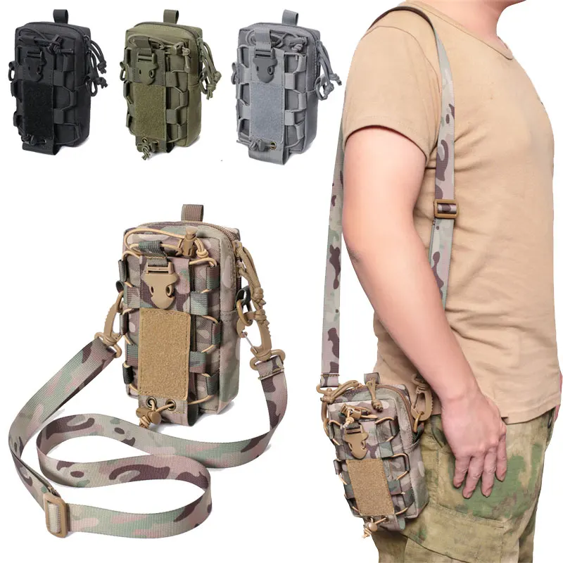 

Охотничья поясная сумка с системой «Молле», Военная Тактическая Сумка для повседневного использования, инструментов, уличный жилет, карман для аксессуаров для телефона