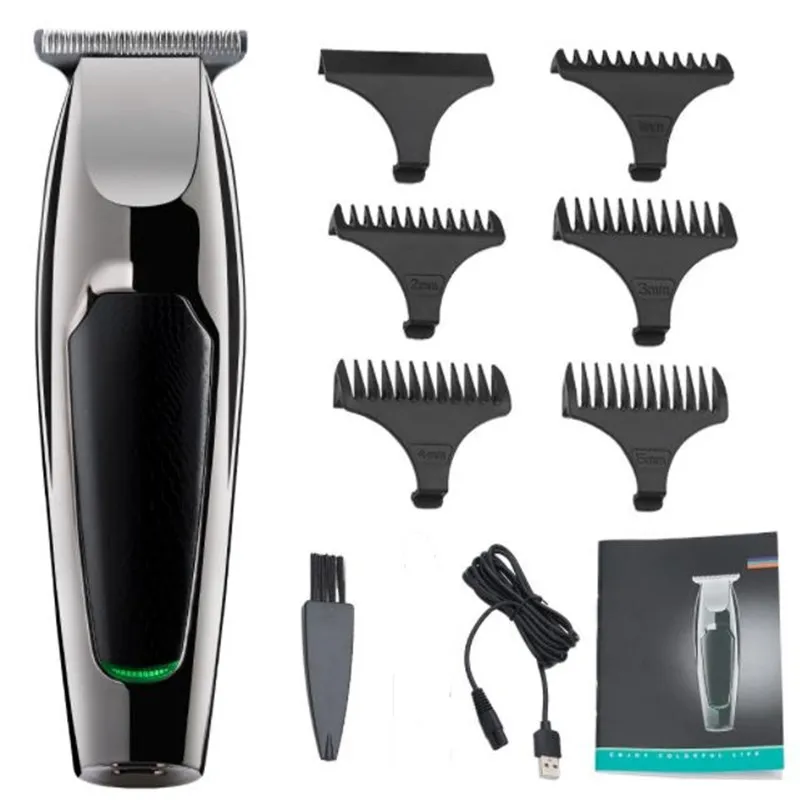 Electric Bald Head Clipper For Man 0.1mm Beard Style Razor Head Haircut Machine Moustache Fade Trimmer Zero Gap Precision Cutter 6
