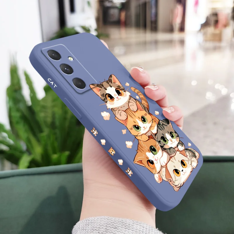 Adorable Soft Cat Design Phone Case