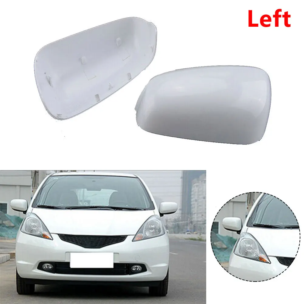 

Левая БОКОВАЯ зеркальная крышка, белая для Honda Fit/Sir 2009-2013, изготовлена из прочного и простого в установке АБС-пластика