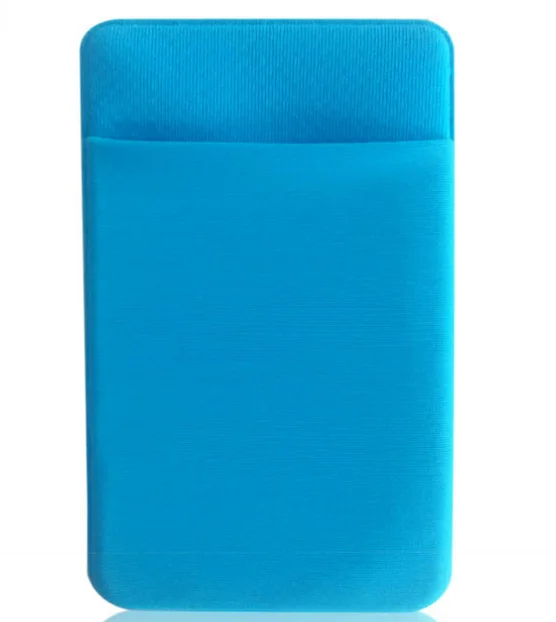 Wallet Card Holder Card Holder Credit Card Holder Card Wallet ID Card Holder ID Card Case Fashion Elastic Lycra Adhesive Cell Phone ID Credit Card Holder Women Sticker Pocket Wallet Case
