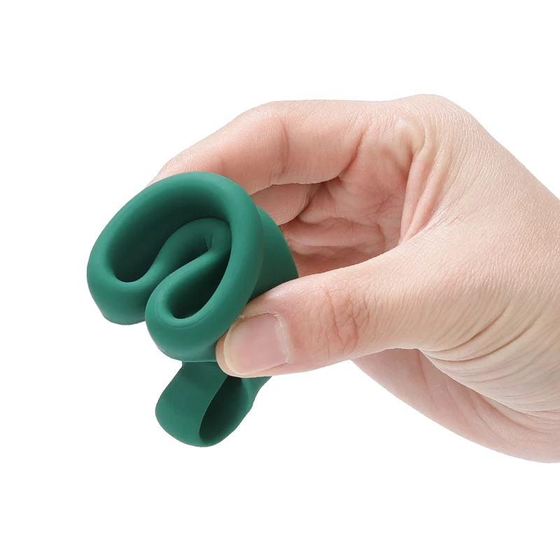 Penis Ring Silicone 4 Holes Penis Ring SM Testicle Bondage Ball Stretcher Male Masturbation Sex Supplies
