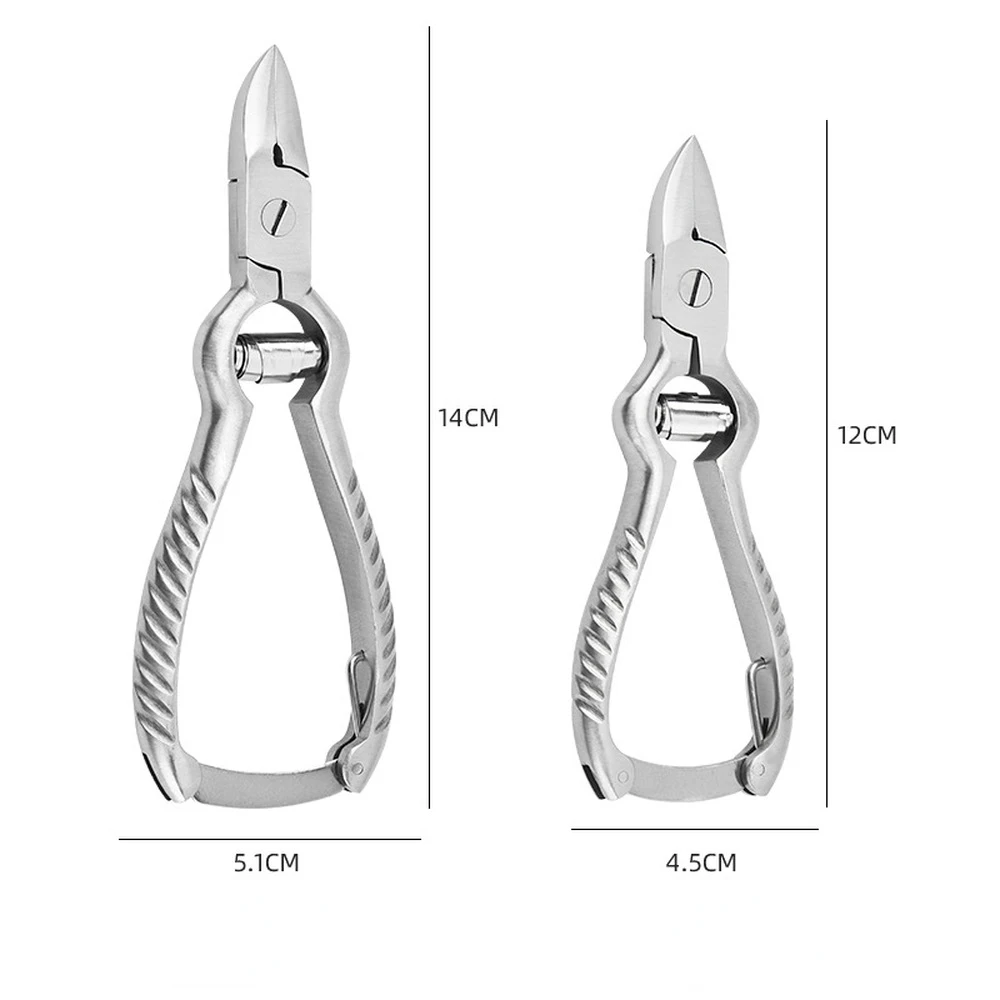 1 Pcs Stainless Steel Nail Clippers Cuticle Scissors Pliers Professional Nail Toe Nail Cuticle Pliers Trim Manicure Care Tool