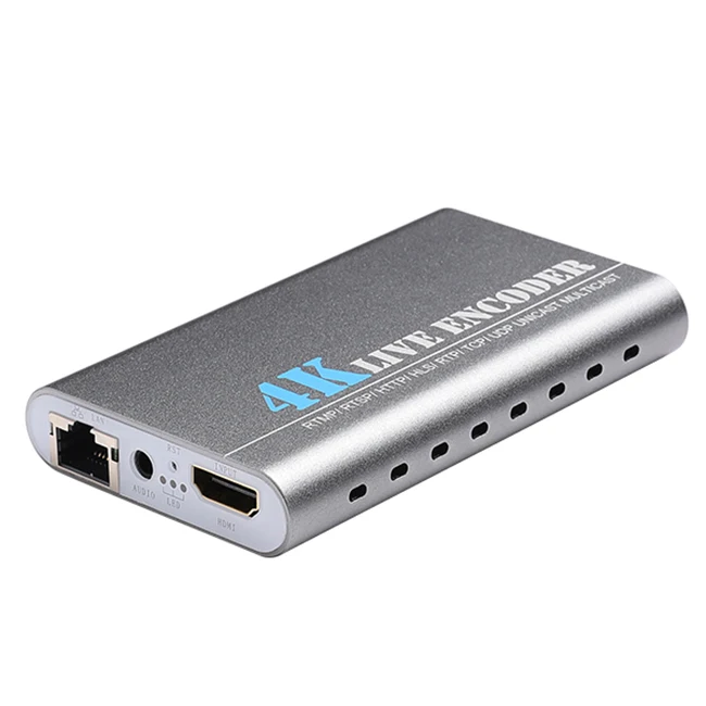 

UHD 4K HDMI Video Audio Encoder H.264 H.265 IPTV Encoder Live Streaming RTMP Encoder HDMI To RTSP HLS UDP HTTP