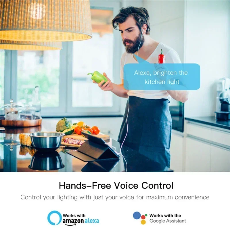 Smart Light Switch Module Remote Voice Control 1/2 Way 1/2 Gang Dimmer Breaker Switch Smart Life Tuya DIY WiFi Google Home Alexa