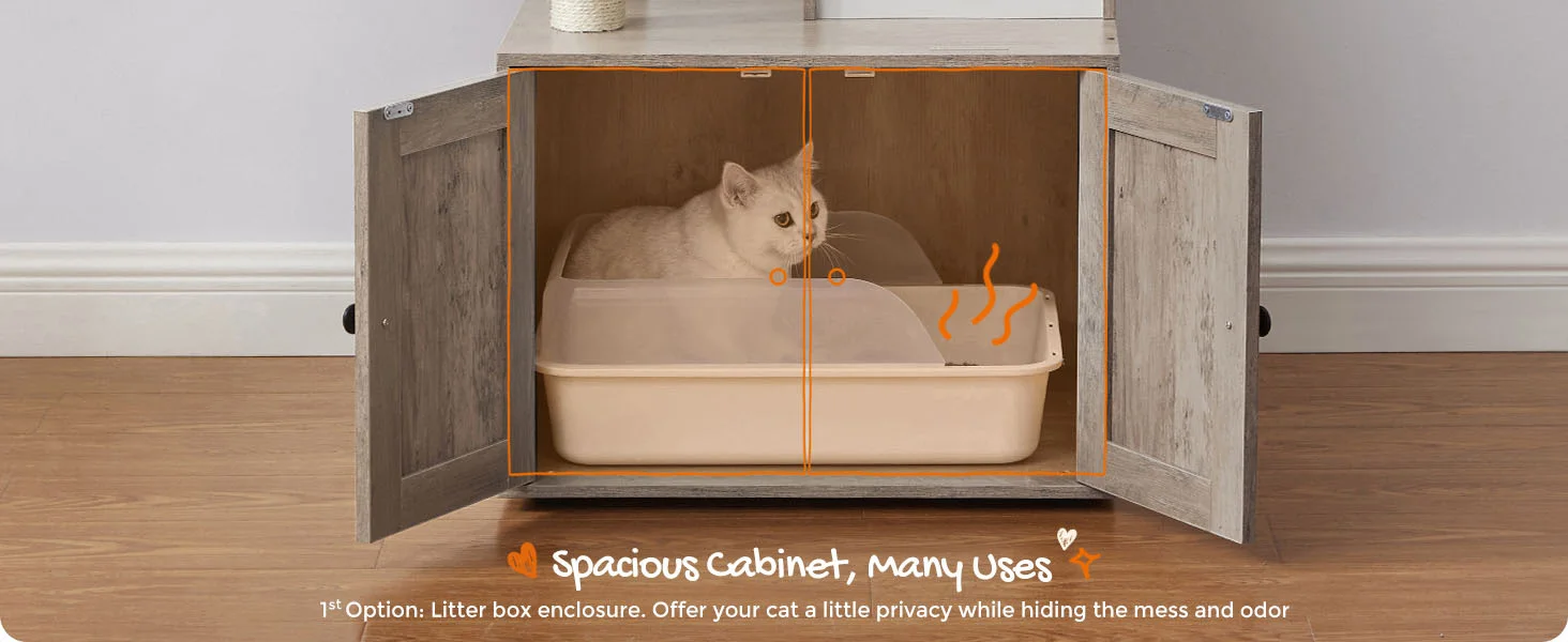 Spacious Cabinet, Many Uses