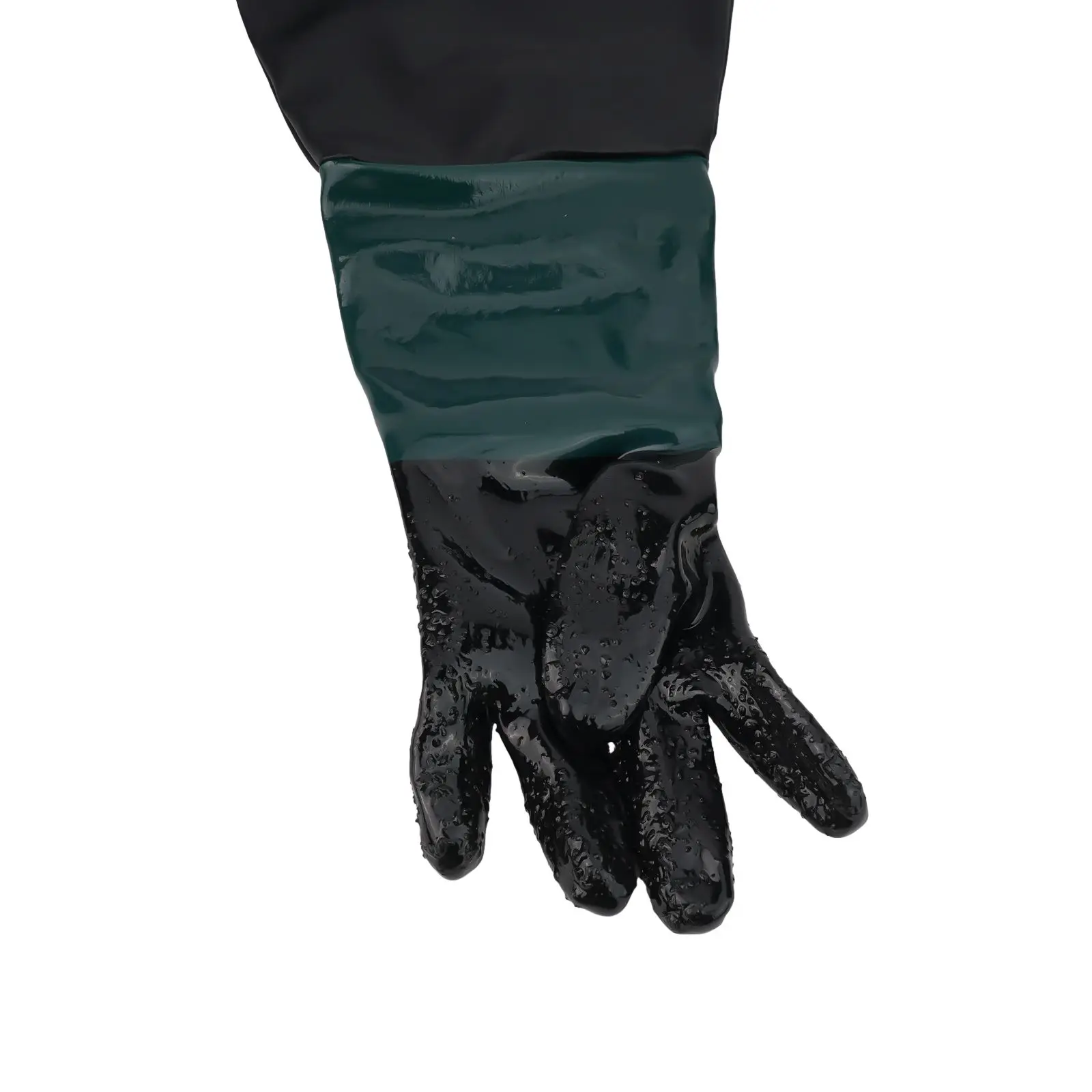 Cotton Lined Sandblast Cabinet Double Sewn Abrasive Cotton Gloves PVC Sand Blast Cabinet Sandblaster