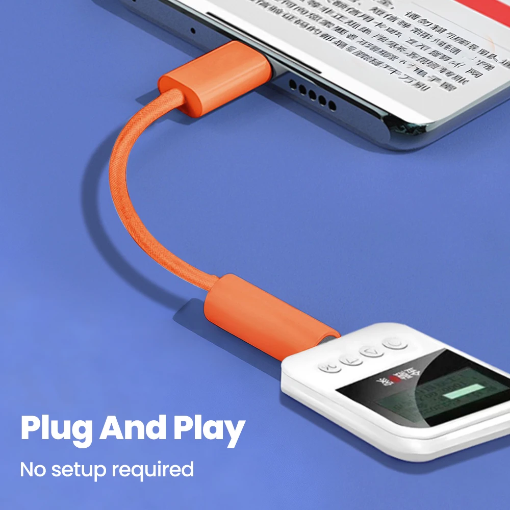 엘러프 USB C to 3.5mm 잭 이어폰 어댑터 아이폰 17 프로 맥스용 3.5mm 암 to 타입 C 수 오디오 어댑터 케이블 컨버터