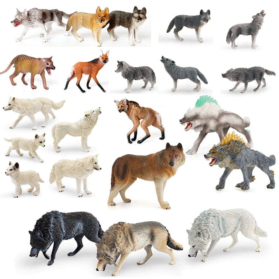 Realistic Wild Animal Action Figures Toy Set