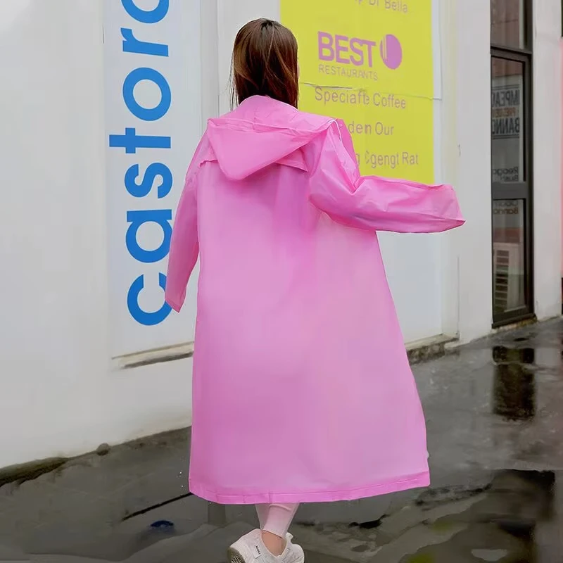 Raincoat Poncho Adult Waterproof Travel Reusable