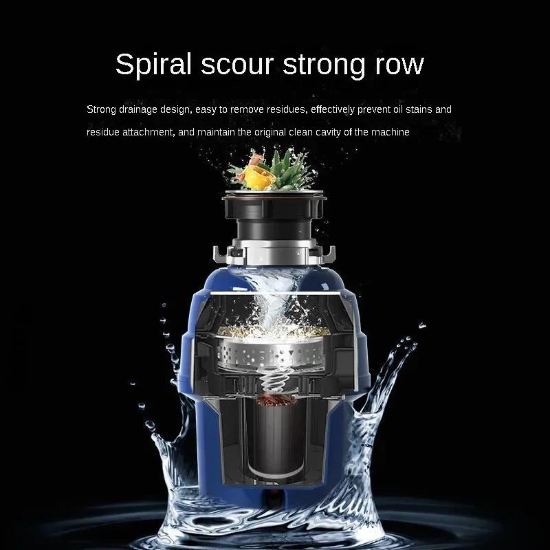 High-Speed 2024 Food Waste Disposer for Kitchen Sink - No More Wet Waste Mess! 2
