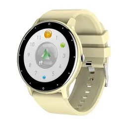 Smart Watch with Bluetooth Calling, Fitness Tracking, and IP68 Waterproof Rating - With original box (Yellow)