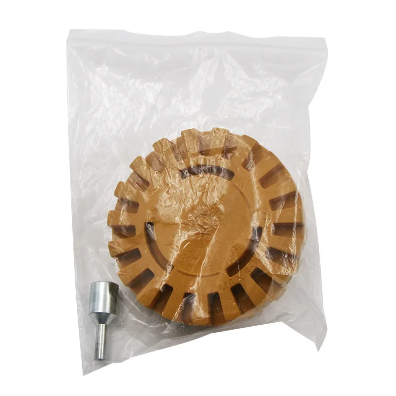 Car Pneumatic Rubber Eraser Wheel Pad Rubber Disk Decal Eraser Wheel Car Sticker Remover Paint Cleaner Polish Auxiliary Tool