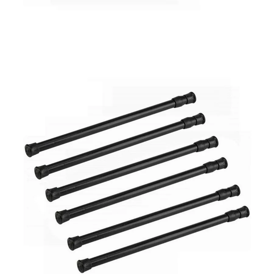Adjustable Tension Rods for Curtains and Showers