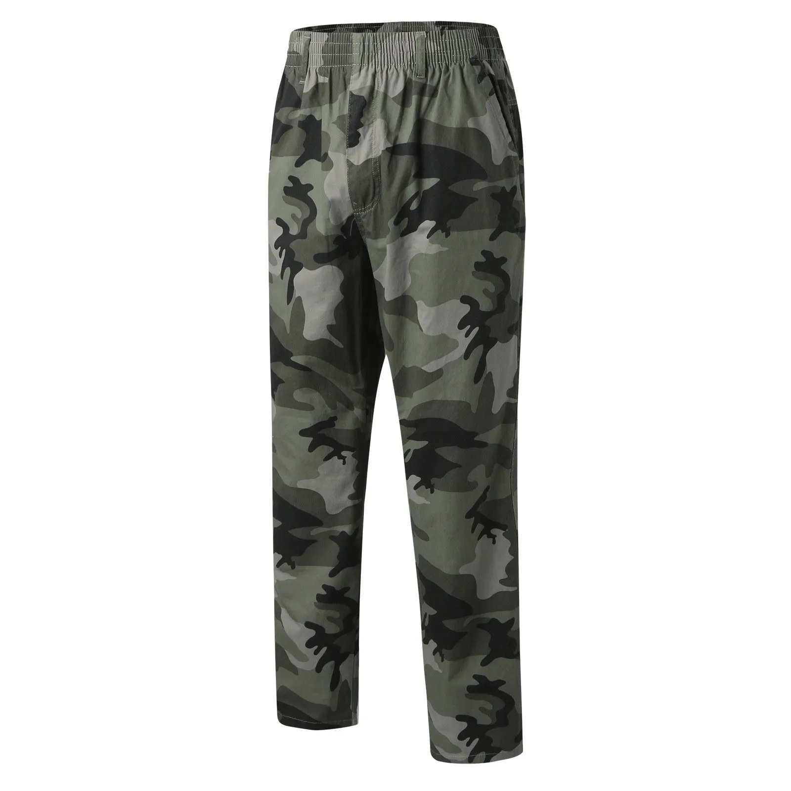 Men Casual Printed Cargo Pants Plus Size Fashion